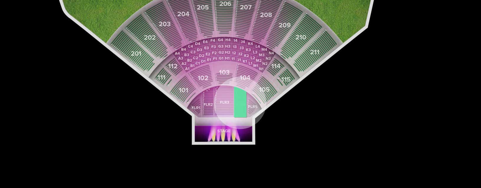Seat view from Floor