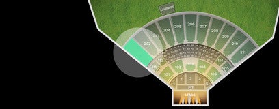 Seat view from Upper