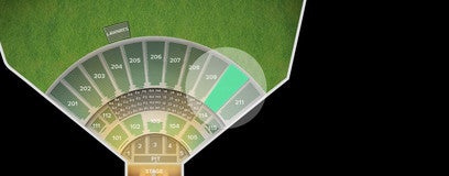 Seat view from Upper