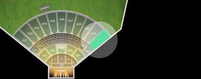 Seat view from Upper