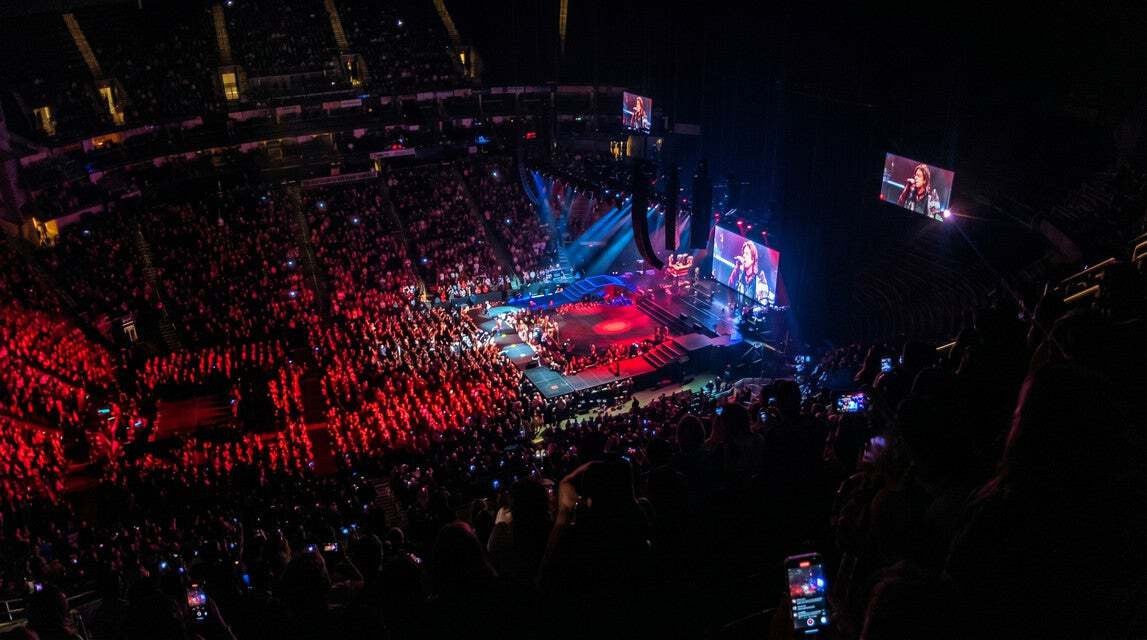 Seat view from Upper