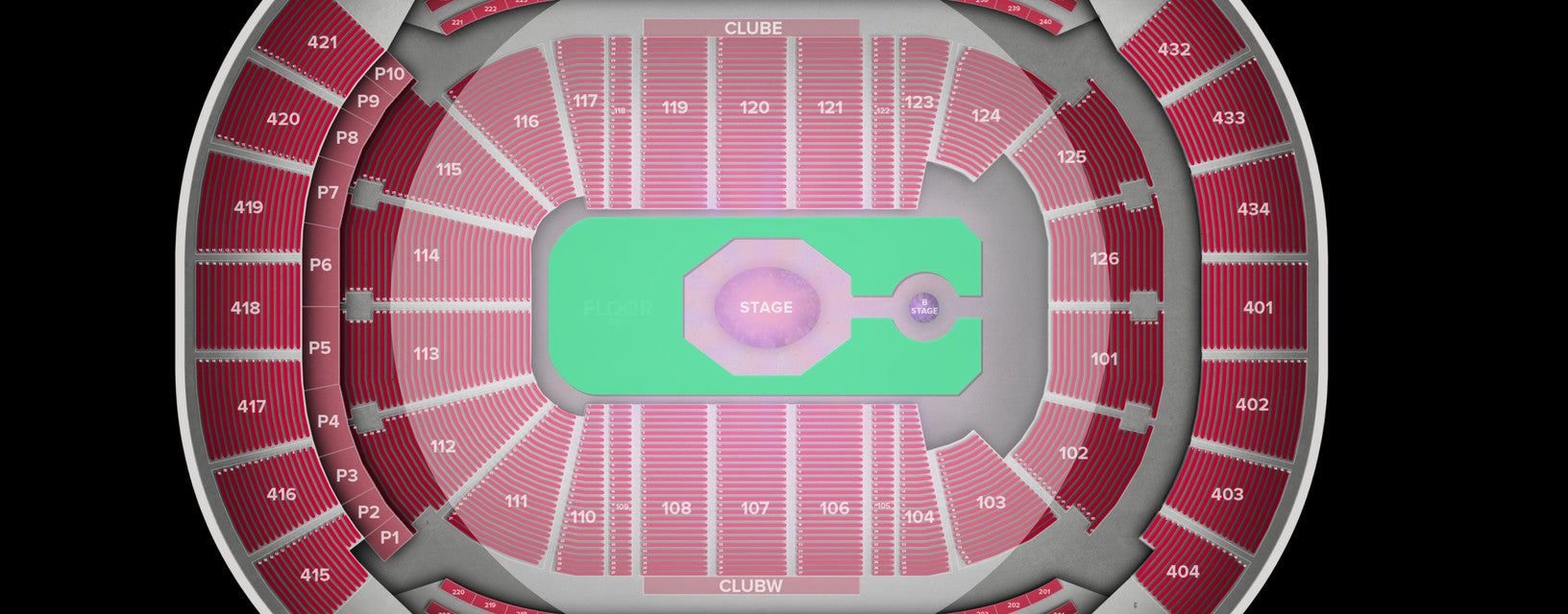 Seat view from Floor