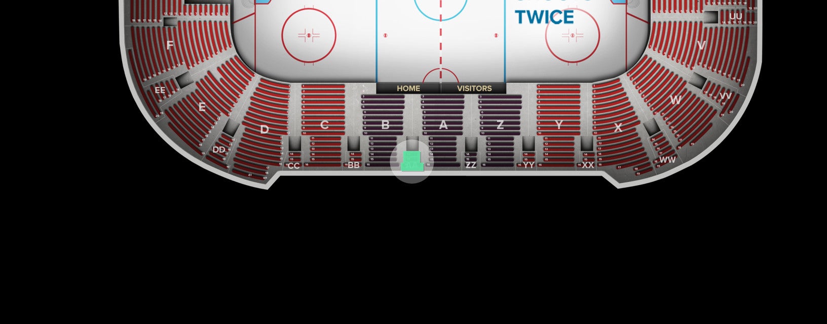 Seat view from Upper