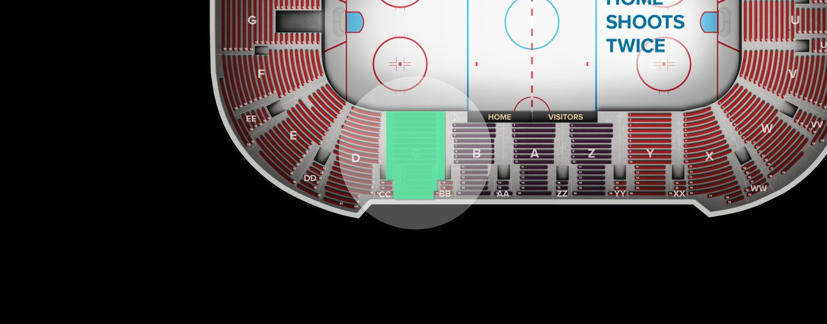 Seat view from Upper