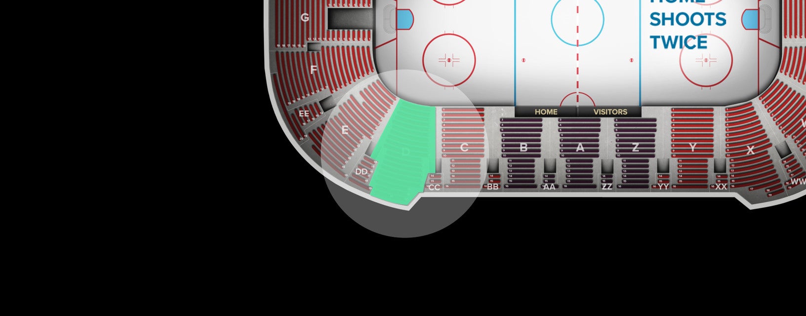 Seat view from Upper