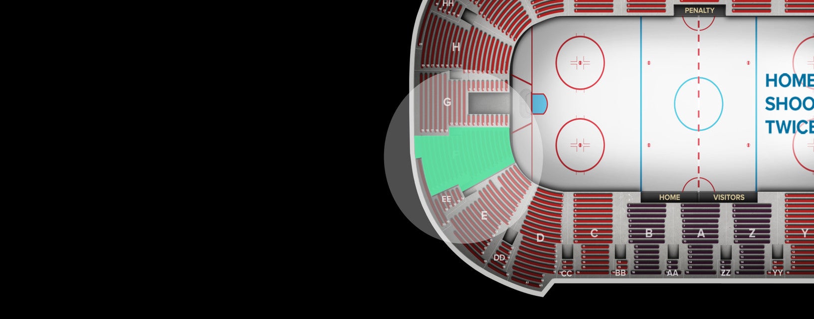 Seat view from Lower
