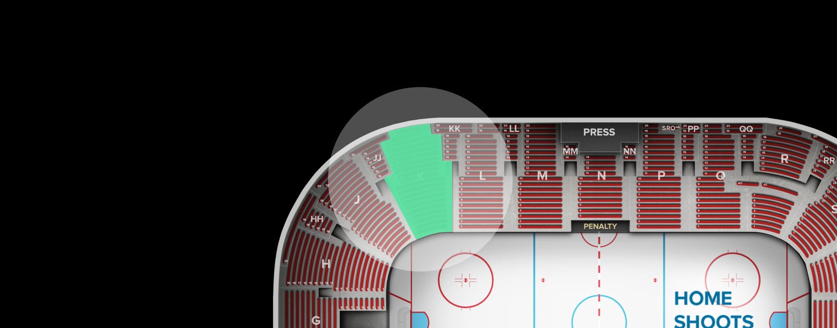 Seat view from Upper