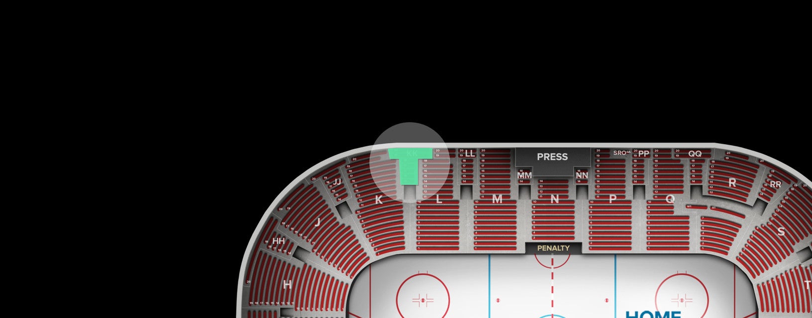 Seat view from Upper