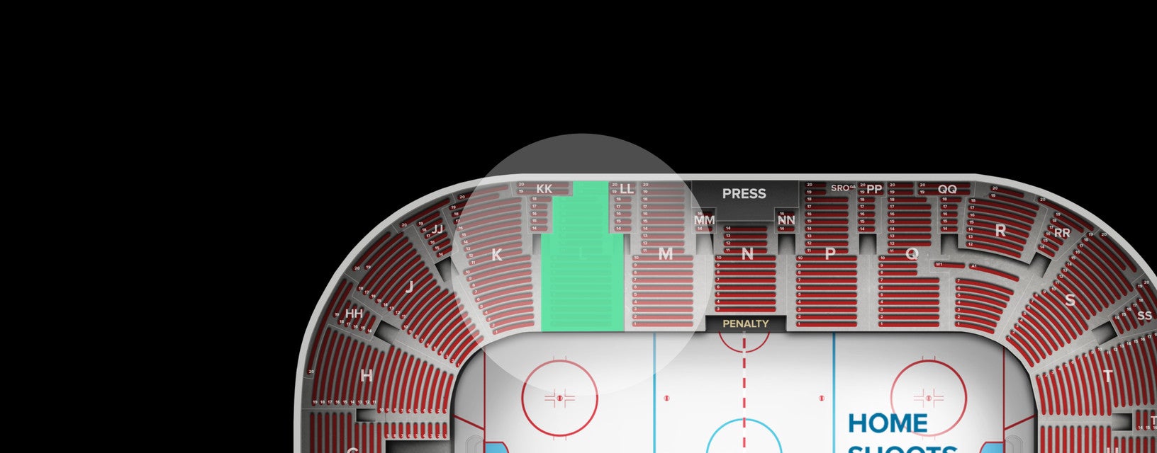 Seat view from Upper