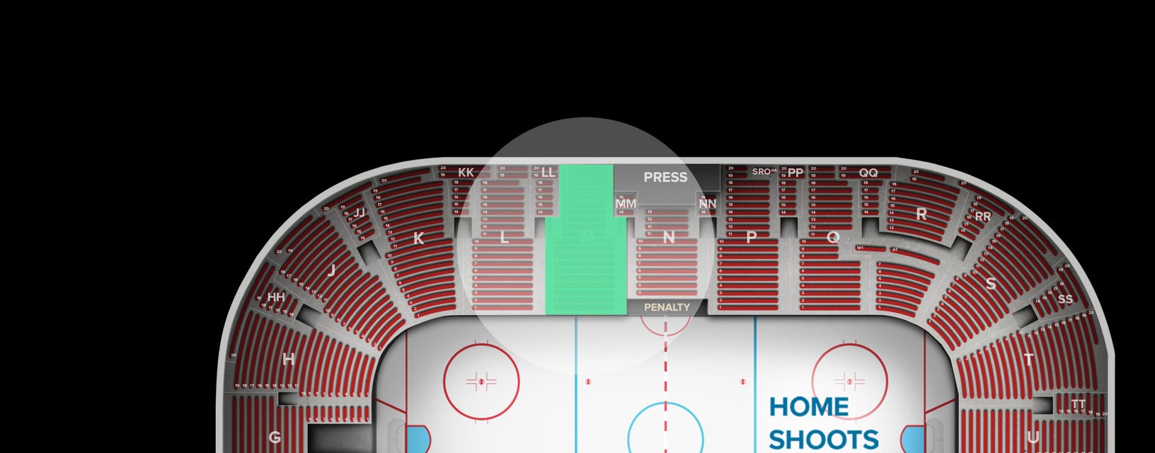 Seat view from Lower