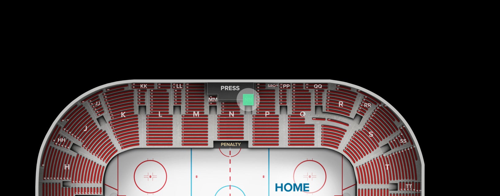 Seat view from Upper