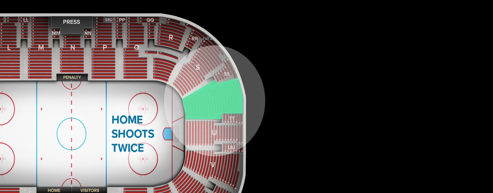 Seat view from Upper