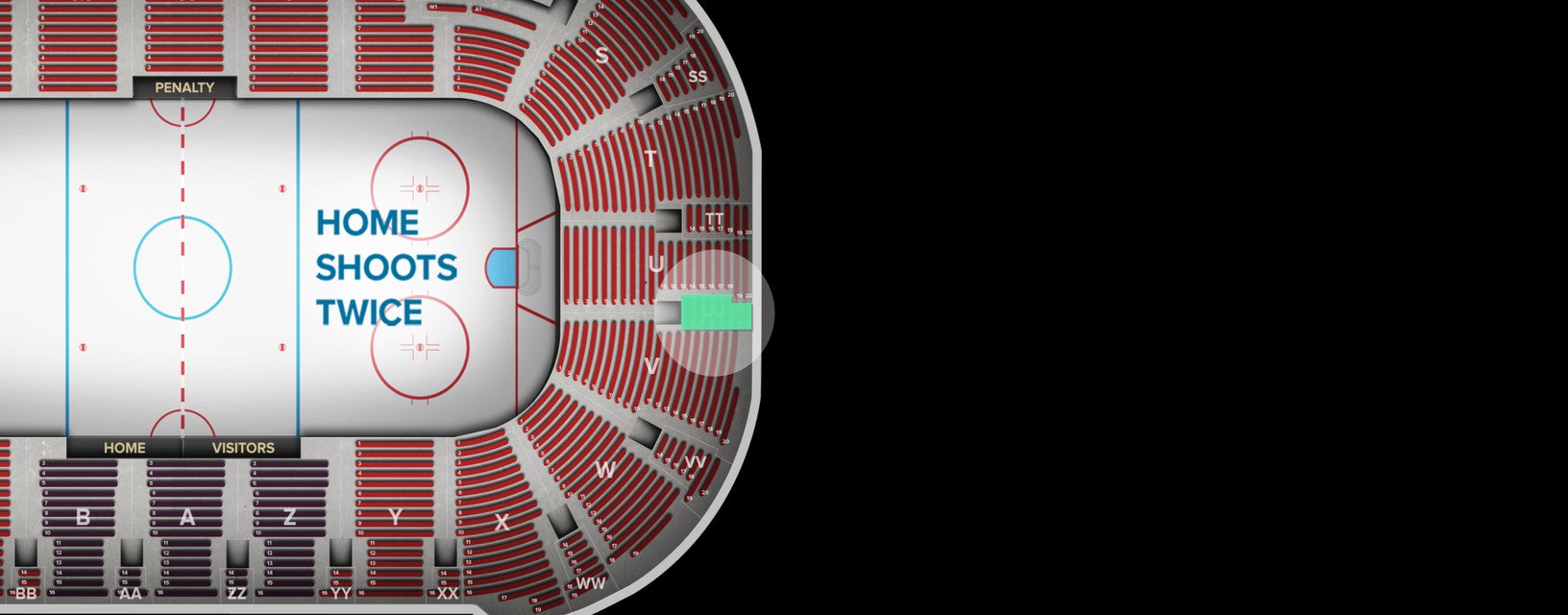 Seat view from Upper