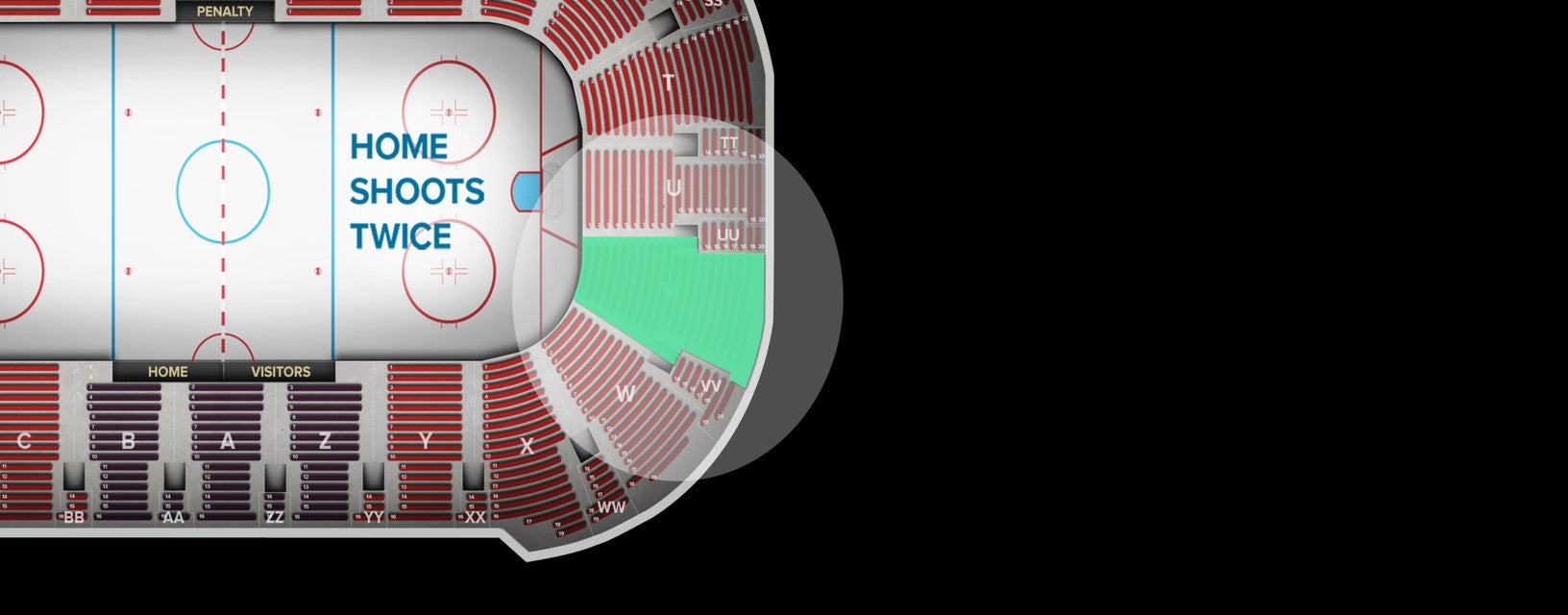 Seat view from Upper
