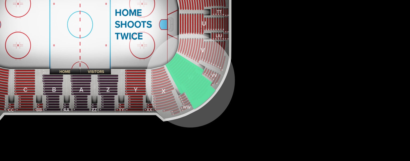 Seat view from Lower