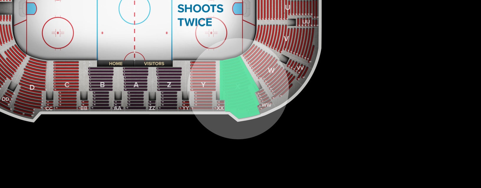 Seat view from Lower