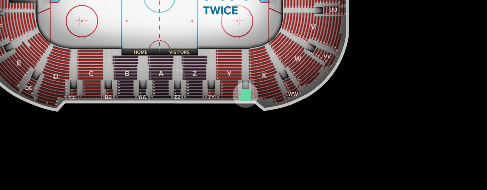 Seat view from Upper