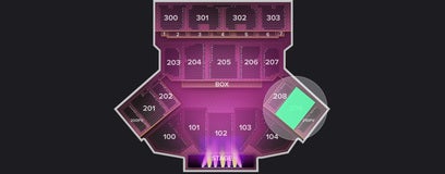 Seat view from Middle