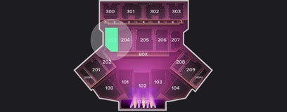 Seat view from Middle