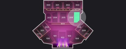 Seat view from Middle