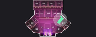 Seat view from Middle