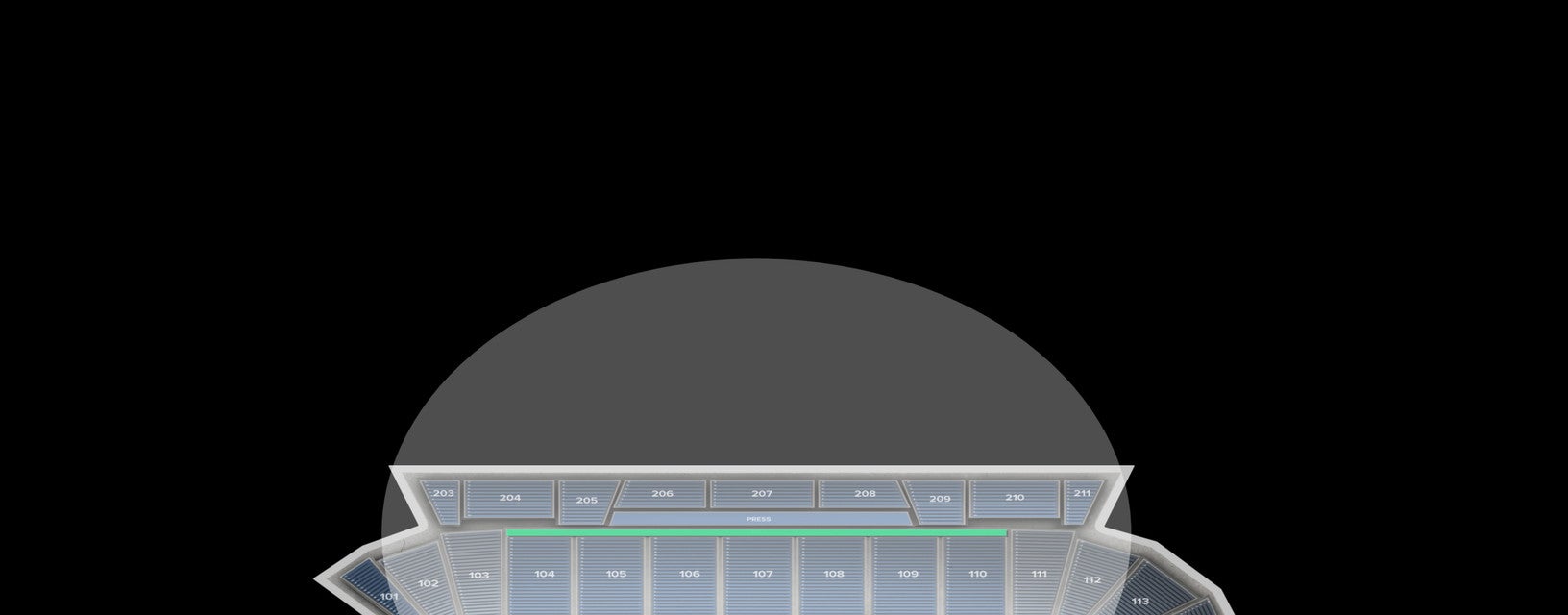 Seat view from 