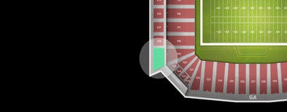 Seat view from Endzone