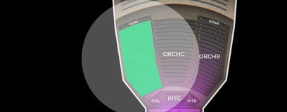 Seat view from Orchestra