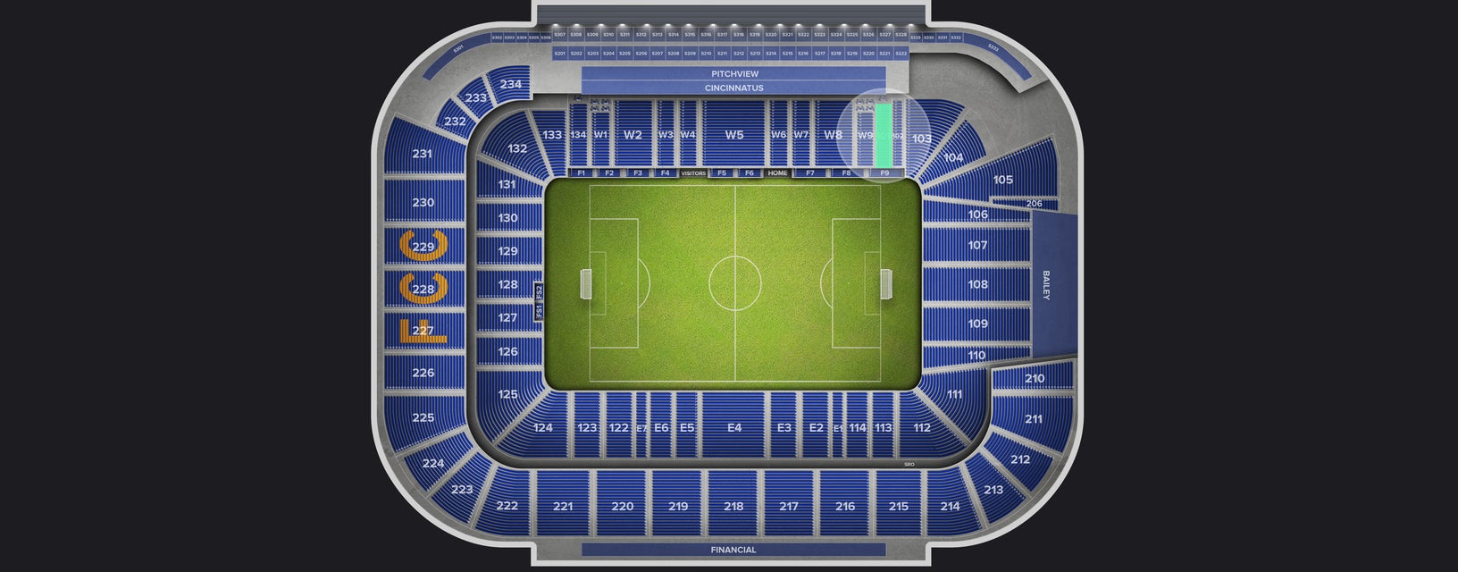 Seat view from Lower