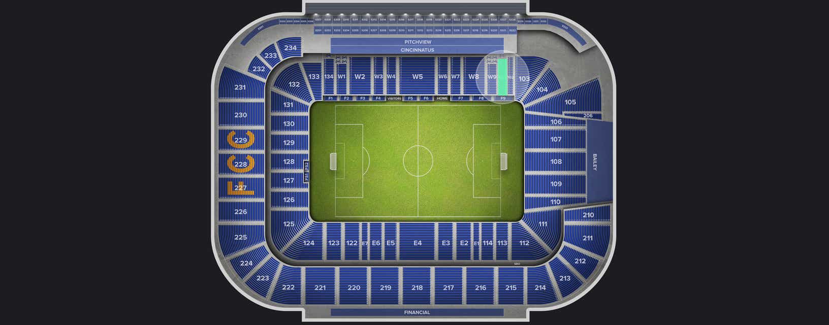 Seat view from Lower