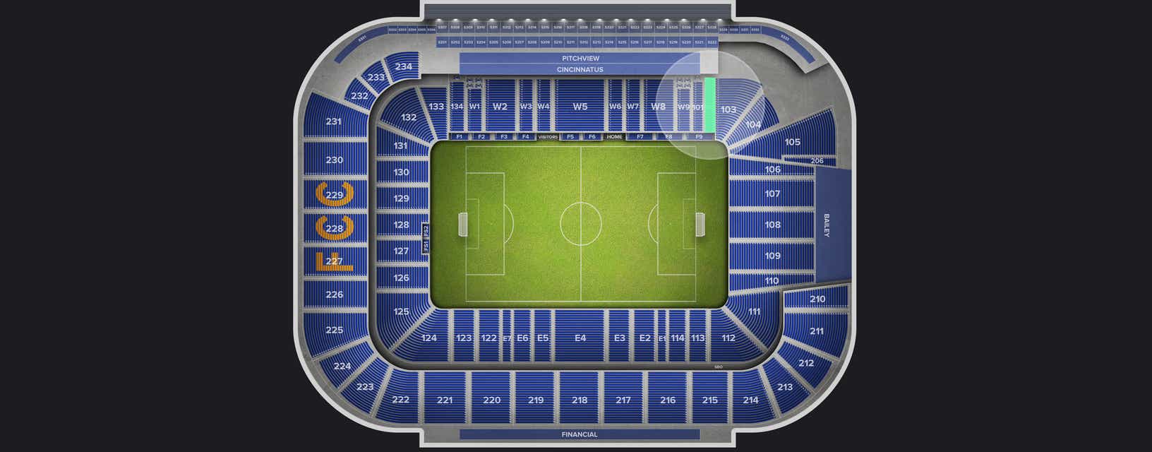 Seat view from Lower