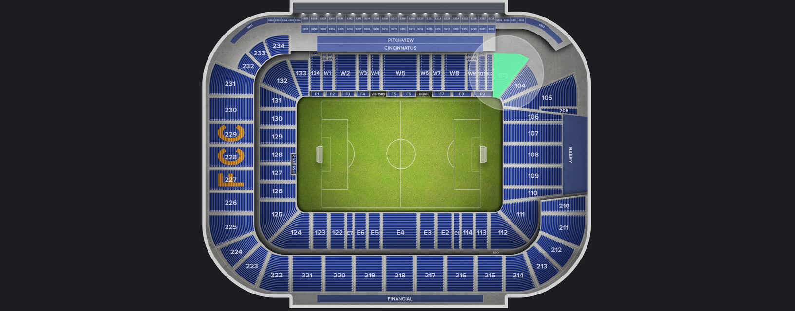 Seat view from Lower