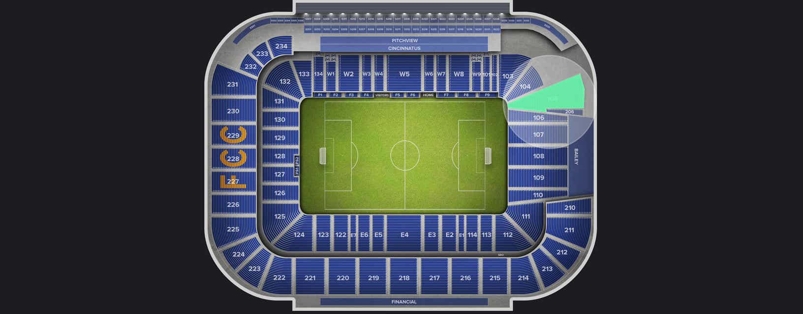 Seat view from Lower