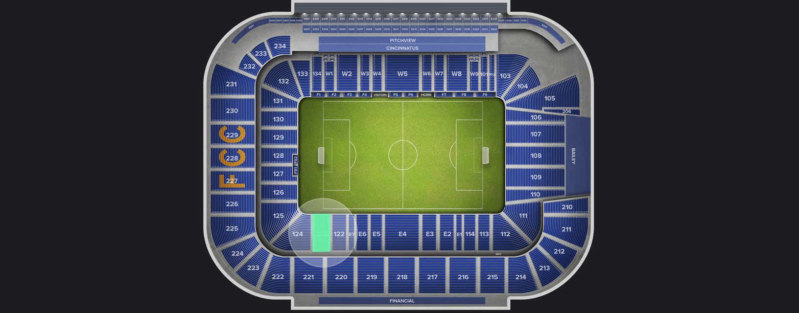 Seat view from Lower