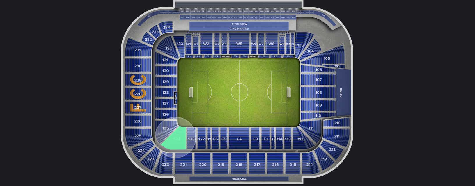 Seat view from Lower