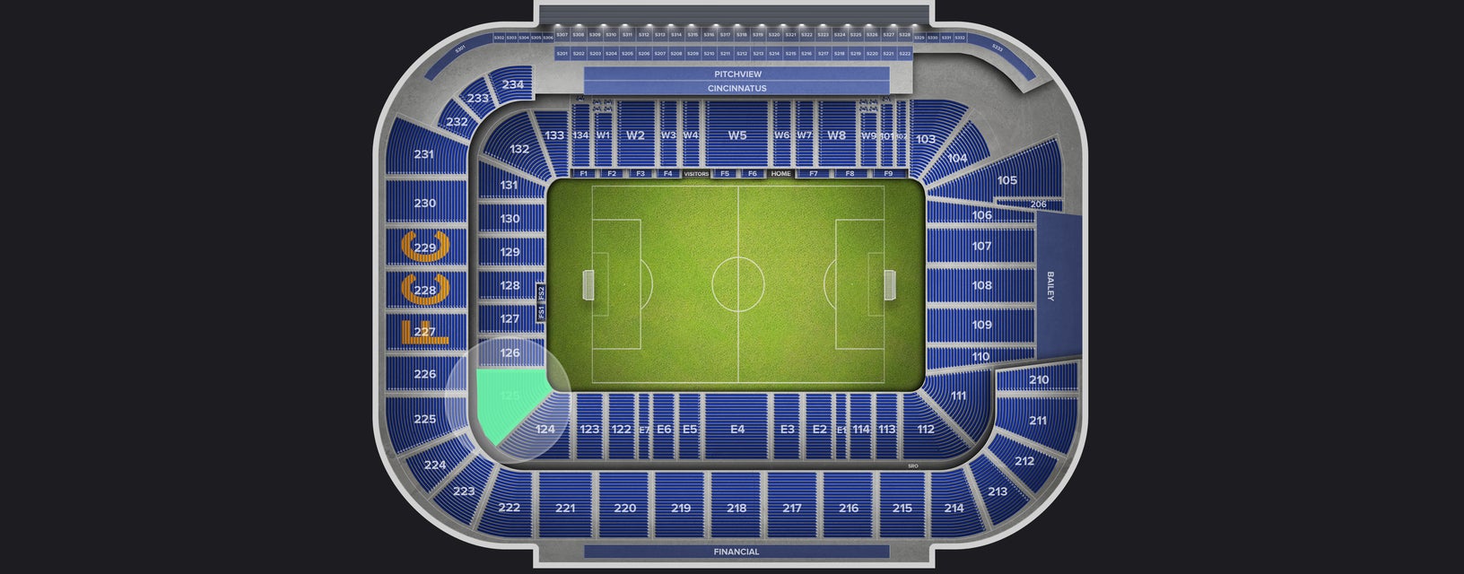 Seat view from Lower