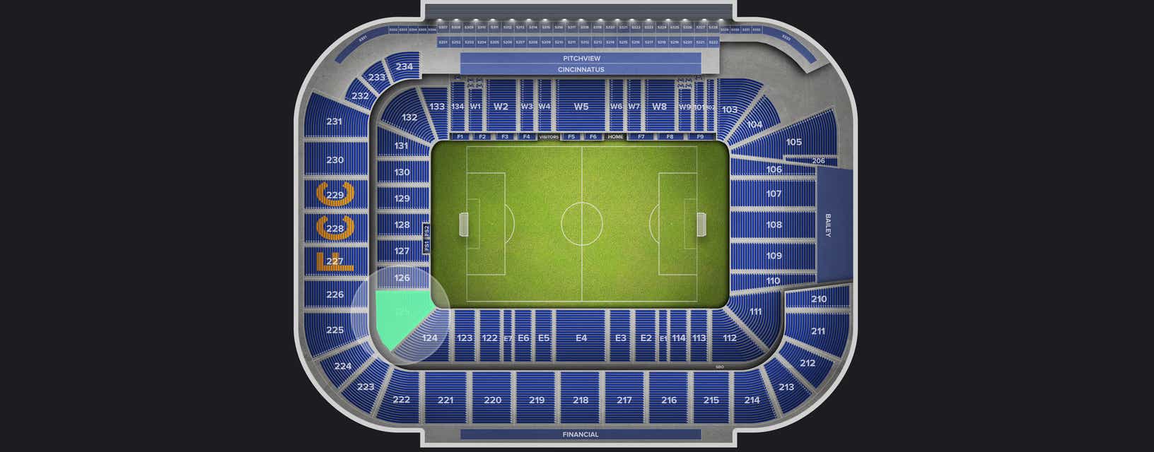 Seat view from Lower