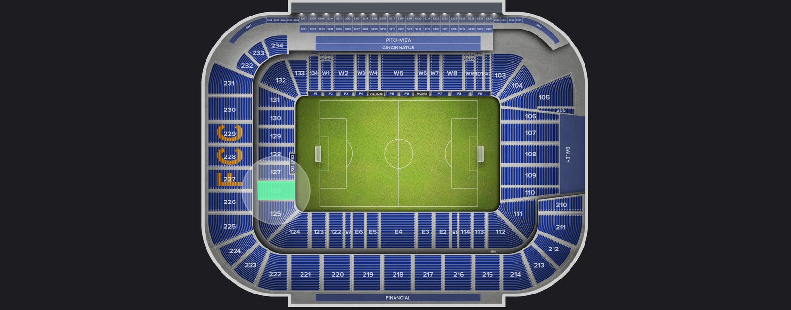 Seat view from Lower