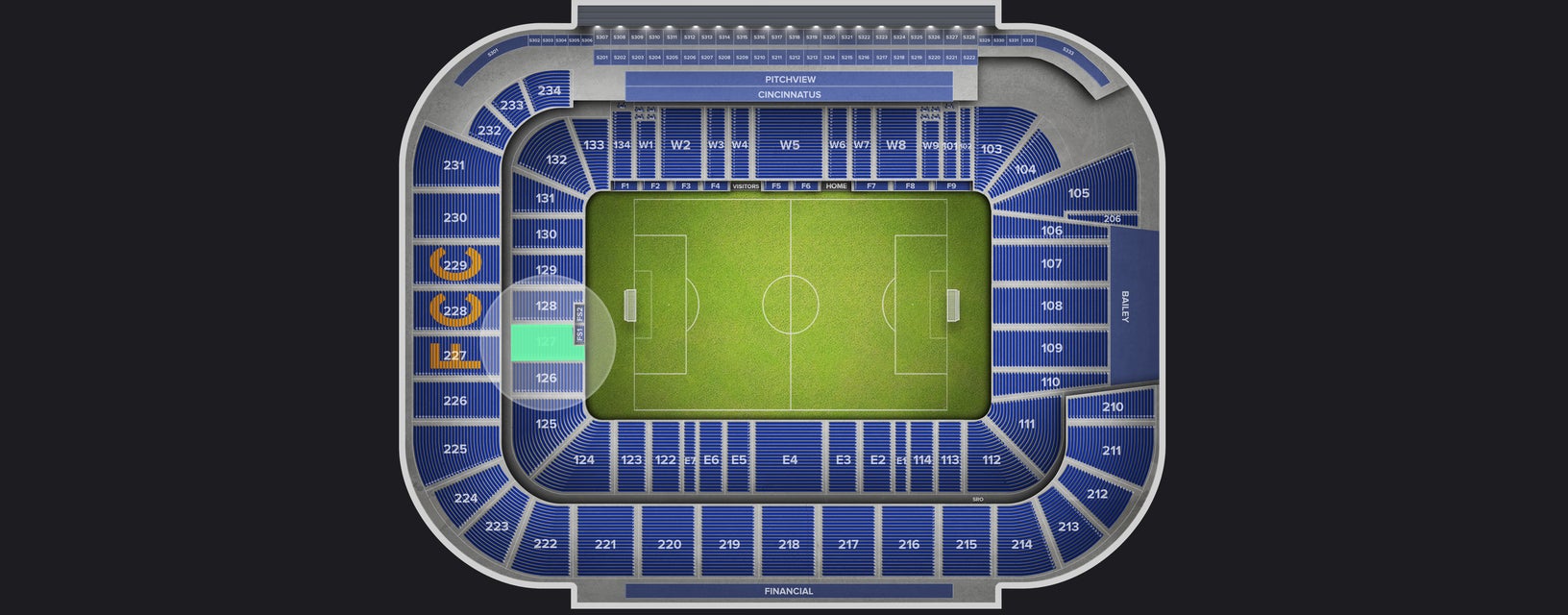 Seat view from Lower