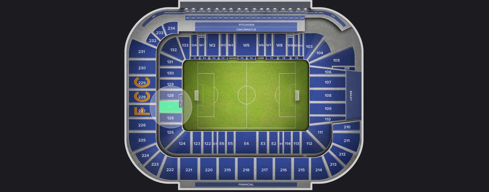 Seat view from Lower