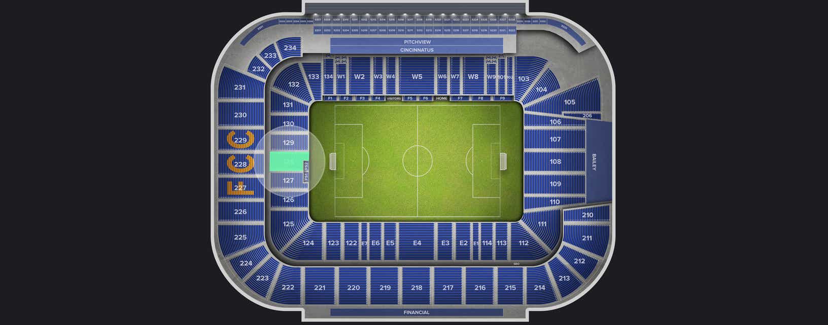 Seat view from Lower