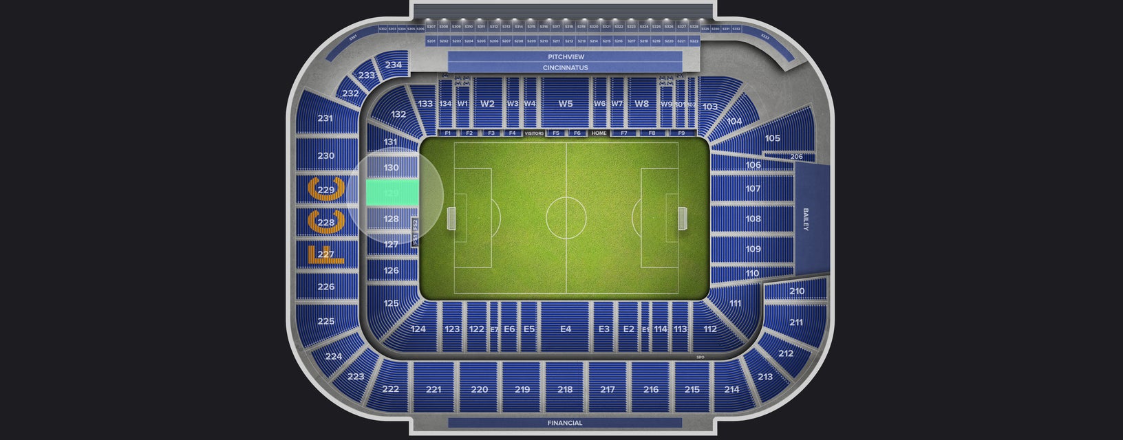 Seat view from Lower