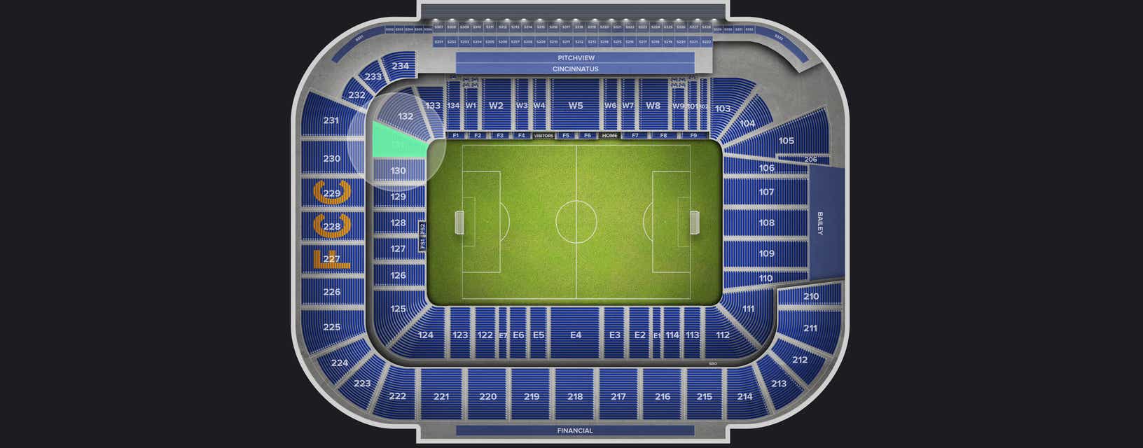 Seat view from Lower