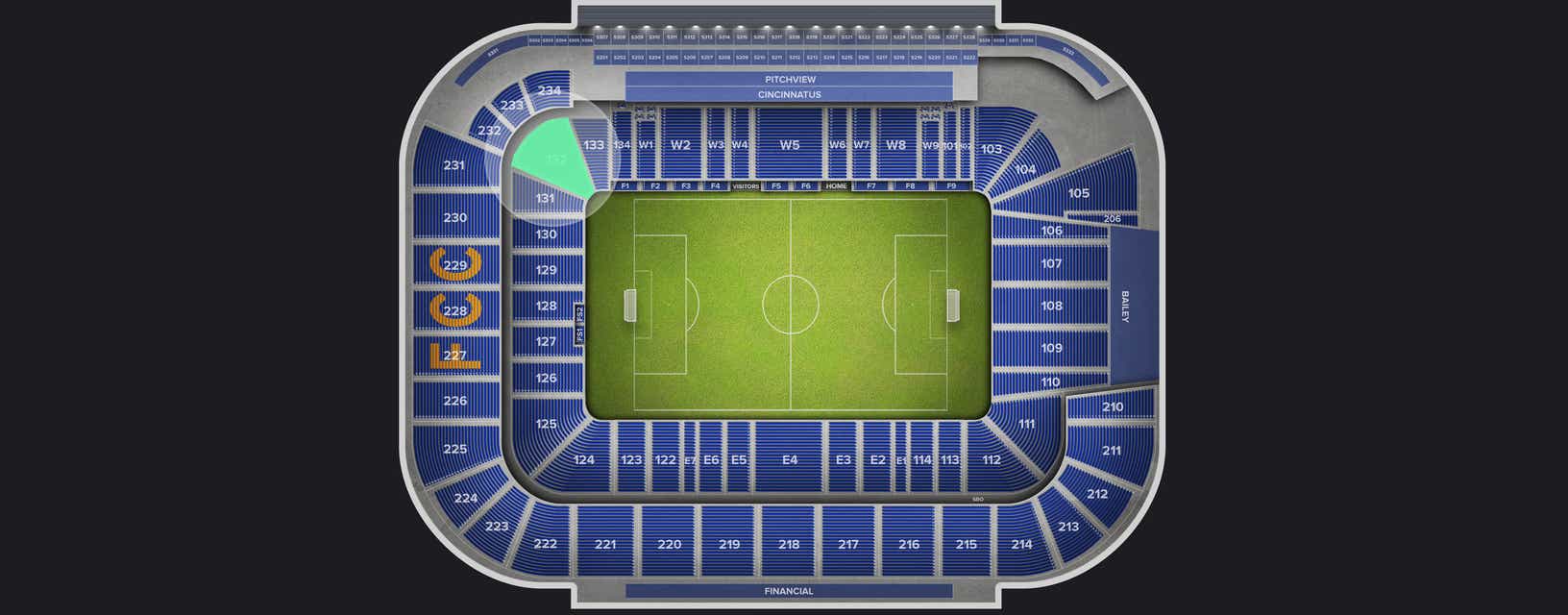 Seat view from Lower