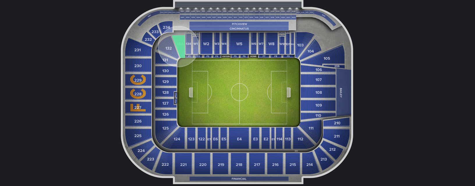 Seat view from Lower