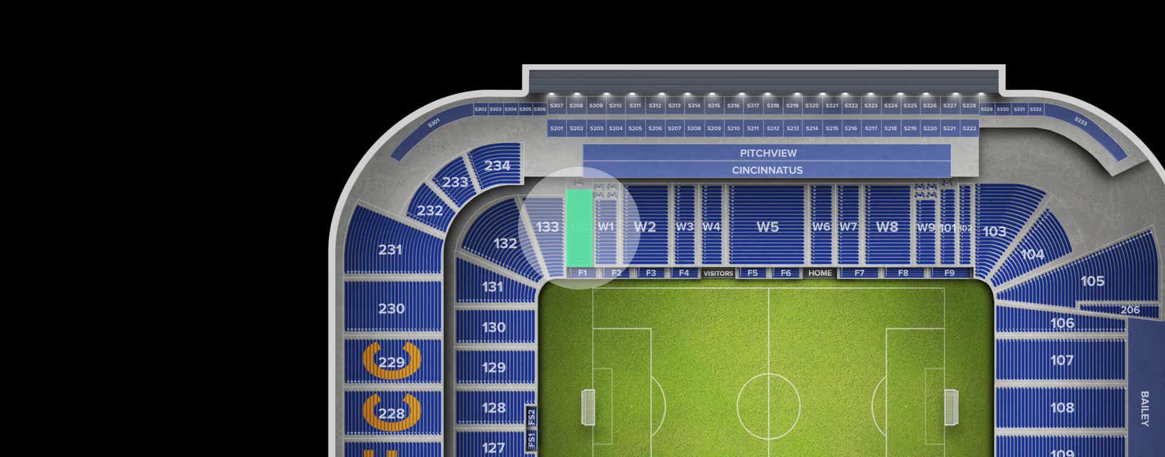 Seat view from Lower