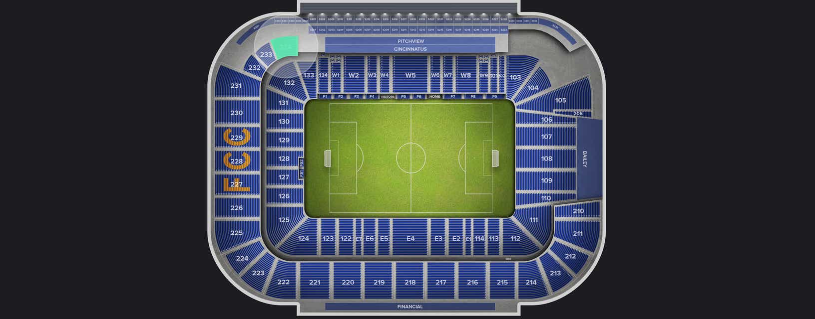 Seat view from Upper