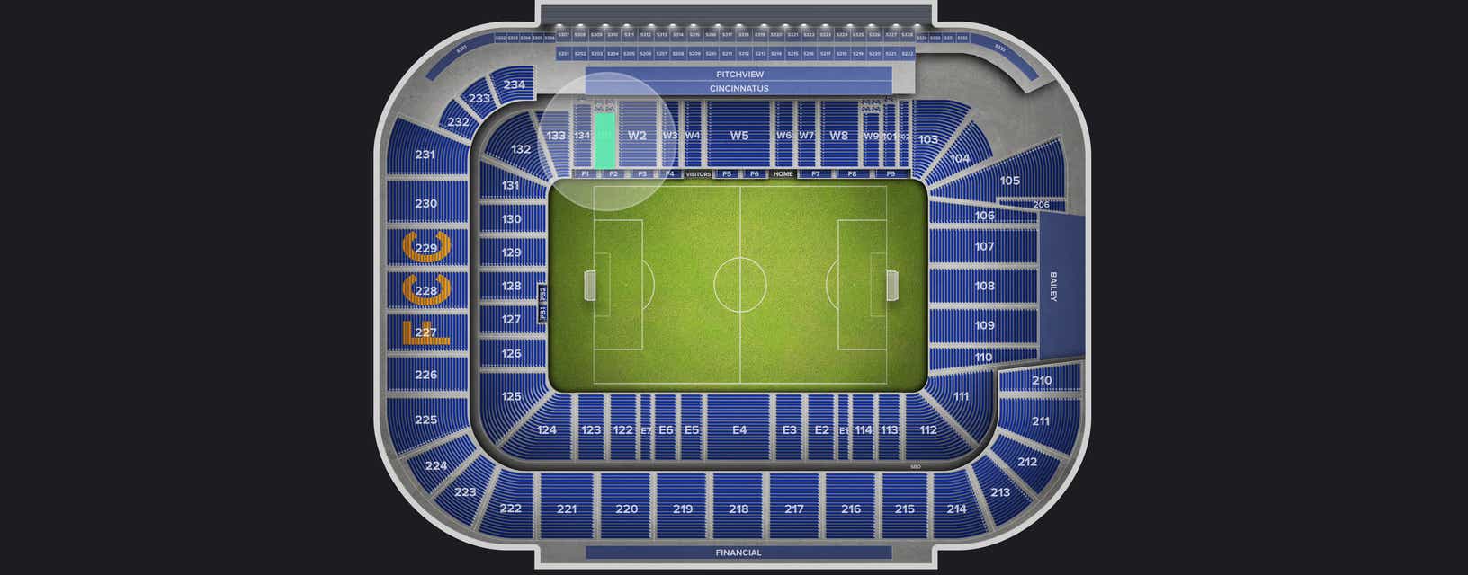 Seat view from West Club