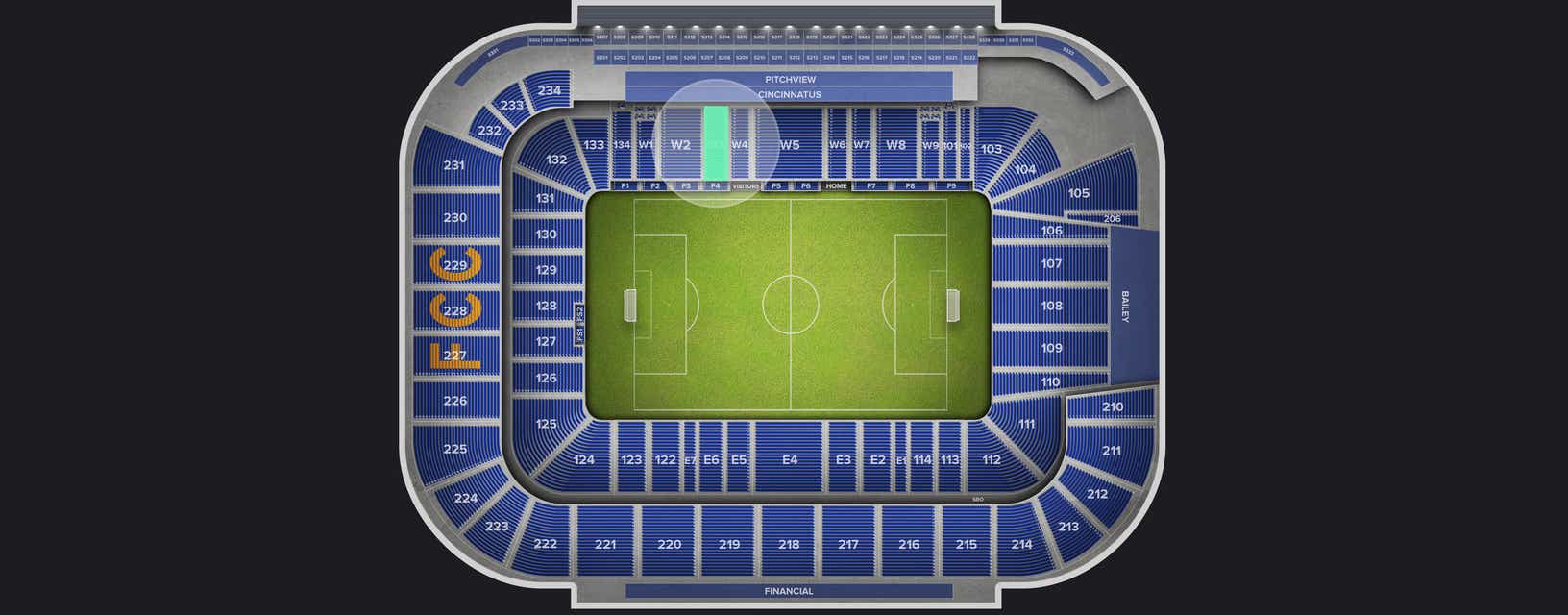 Seat view from West Club