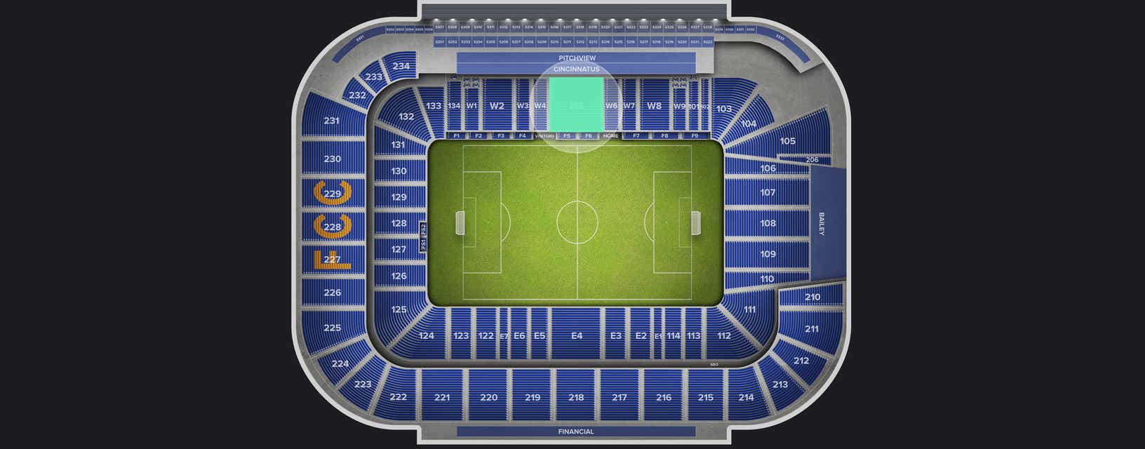 Seat view from West Club